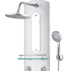 Plomberie-vidaXL Panneau de douche 25 x 43 x 120 cm Argenté