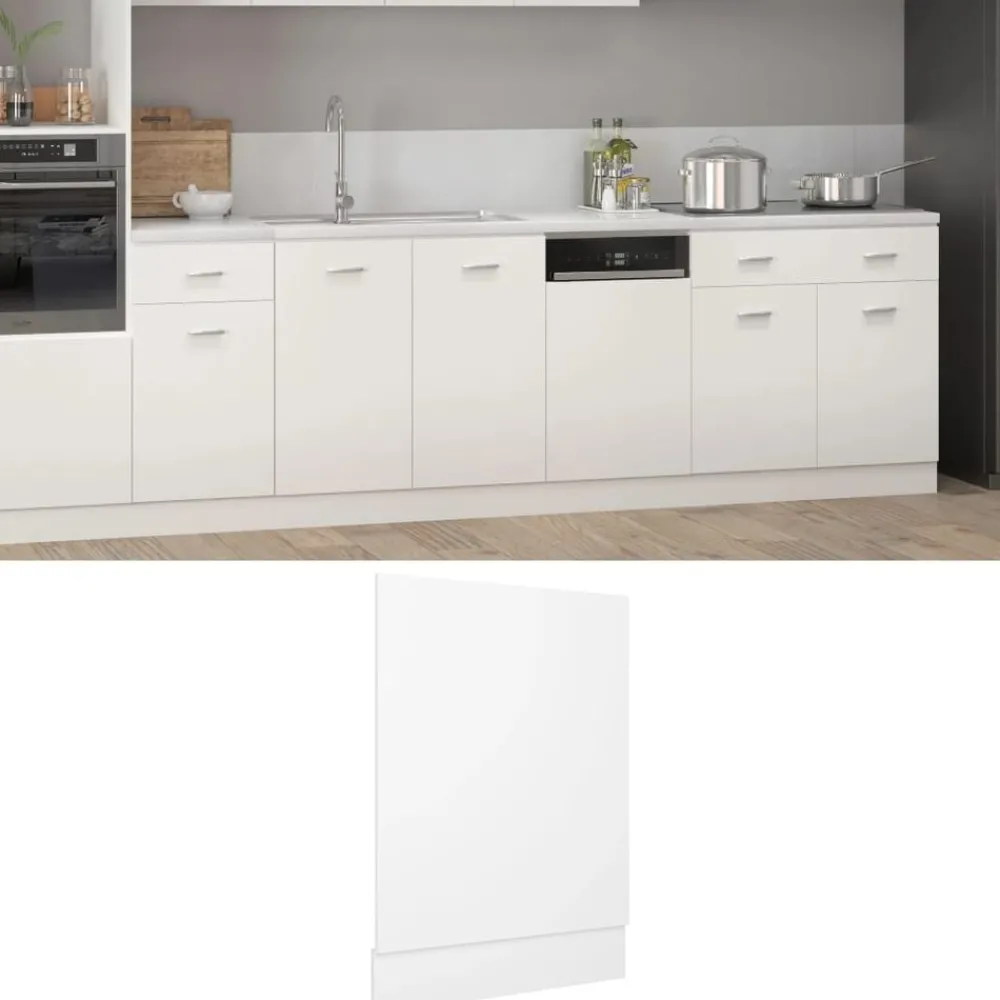 vidaXL Panneau de lave-vaisselle "Lyon" 45 x 3 x 67 cm Bois d'ingénierie