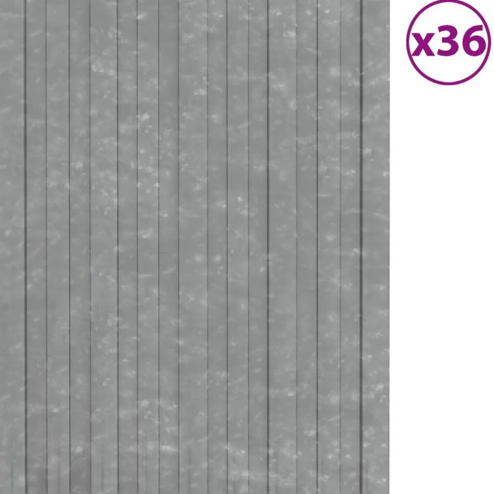 vidaXL Panneau de toiture 36 pcs 60 x 45 cm Acier galvanisé