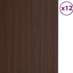 Matériaux De Construction-vidaXL Panneau de toiture 12 pcs 60 x 45 cm Acier galvanisé Marron