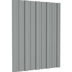 vidaXL Panneau de toiture 12 pcs 60 x 45 cm Acier galvanisé