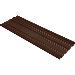 Matériaux De Construction-vidaXL Panneau de toiture 12 pcs 129 x 45 cm Acier galvanisé Marron