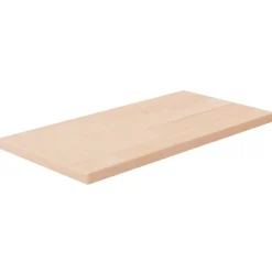 vidaXL Panneau d'étagère 40x20x1,5 cm Bois de chêne massif non traité