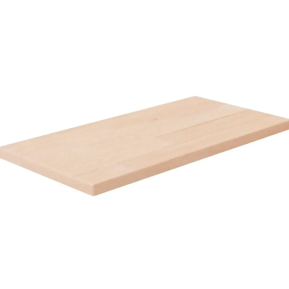 vidaXL Panneau d'étagère 40x20x1,5 cm Bois de chêne massif non traité