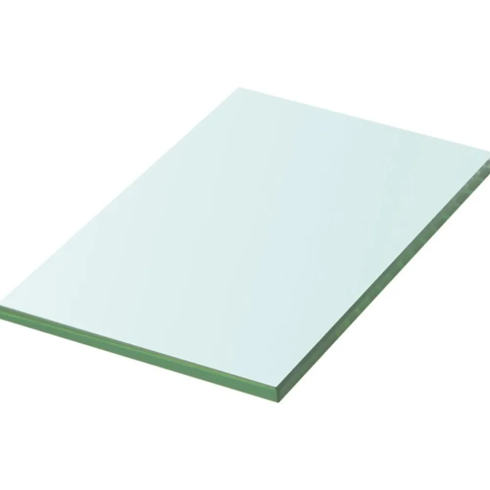Étagères-vidaXL Panneau pour étagère Verre transparent 20 x 12 cm