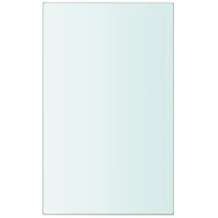 Étagères-vidaXL Panneau pour étagère Verre transparent 20 x 12 cm
