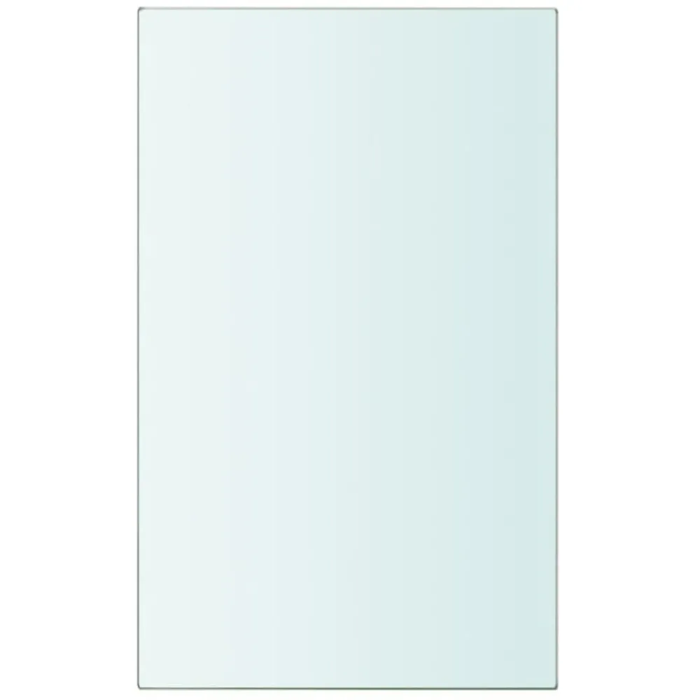 Étagères-vidaXL Panneau pour étagère Verre transparent 20 x 12 cm