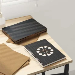 Arts & Loisirs-vidaXL Panneaux décoratifs 12 pcs Chêne noir 15 x 21 x 0,27 cm Ch&ecirc;ne noir