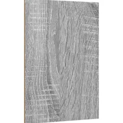 vidaXL Panneaux décoratifs 12 pcs Gris Sonoma 21 x 30 x 0,27 cm