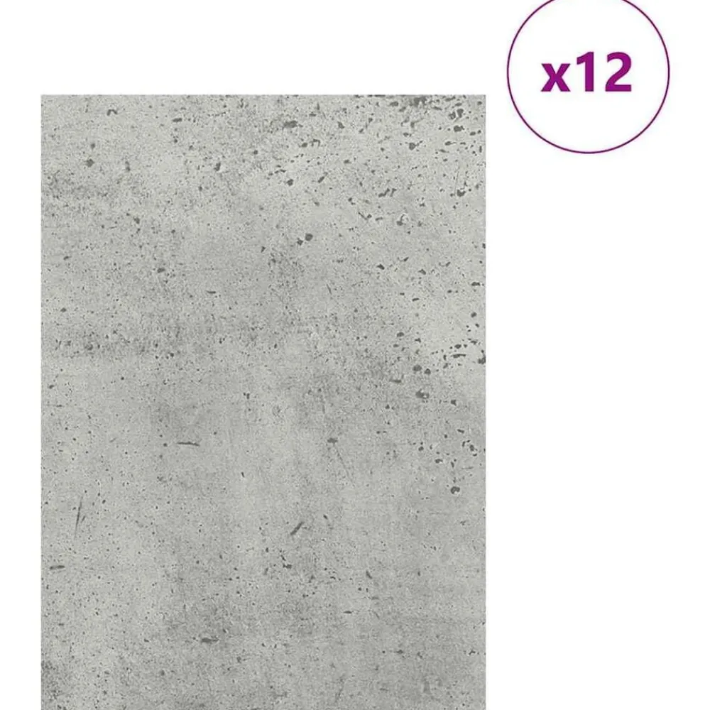 vidaXL Panneaux décoratifs 12 pcs 30 x 42 x 0,27 cm
