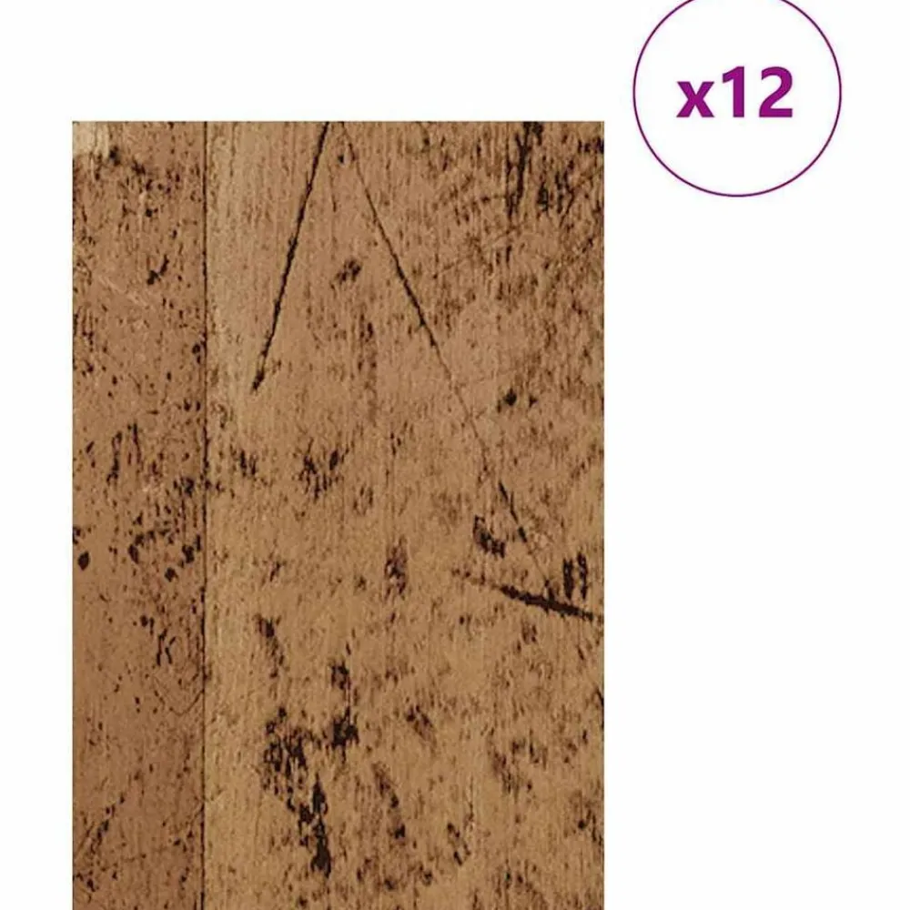 vidaXL Panneaux décoratifs 12 pcs 40 x 60 x 0,27 cm