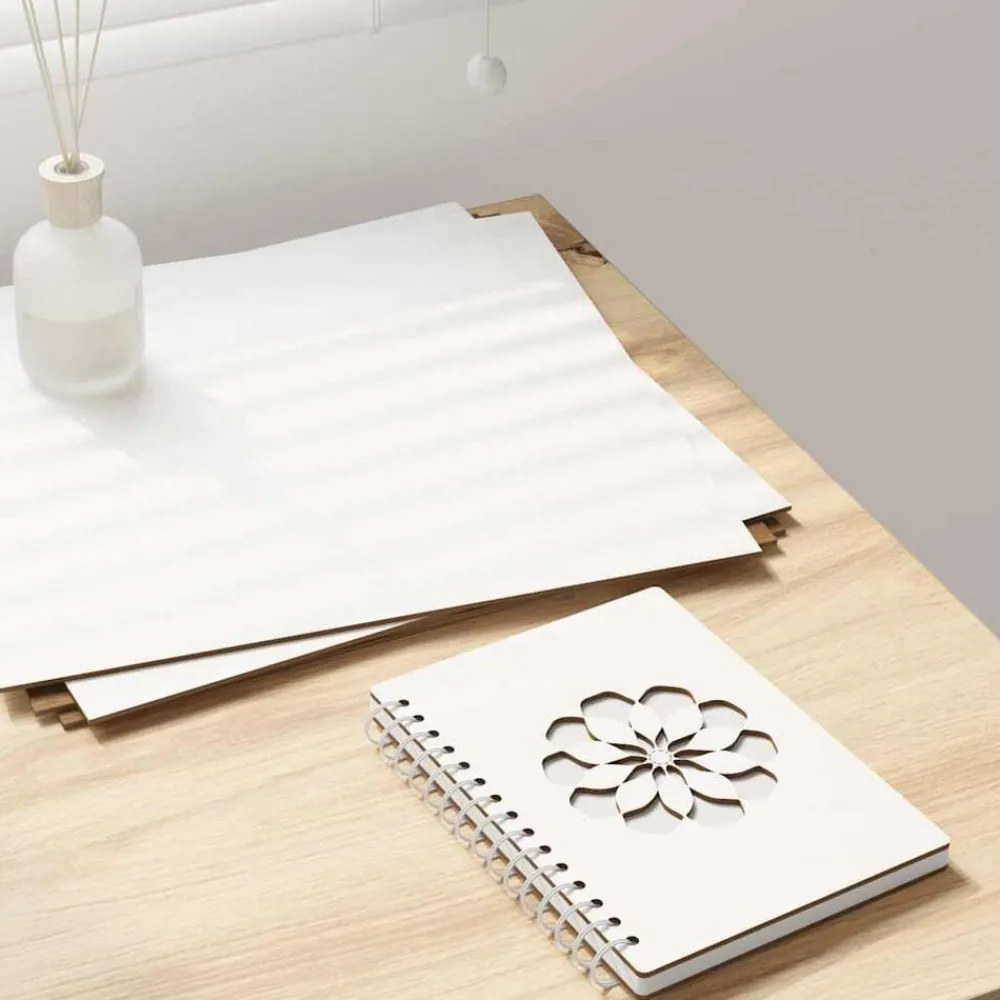 Arts & Loisirs-vidaXL Panneaux décoratifs 12 pcs 30 x 30 x 0,27 cm Blanc
