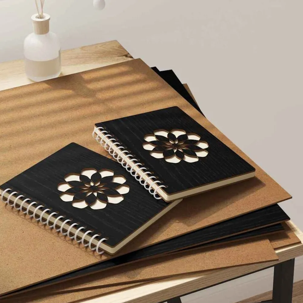 Arts & Loisirs-vidaXL Panneaux décoratifs 12 pcs Chêne noir 40 x 60 x 0,27 cm Chêne noir