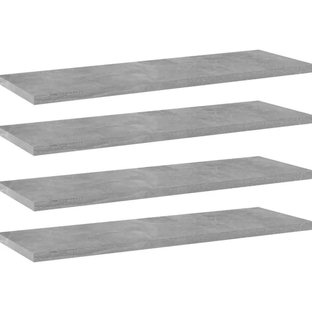 vidaXL Panneaux de bibliothèque 4 pcs 60x20x1,5cm Aggloméré