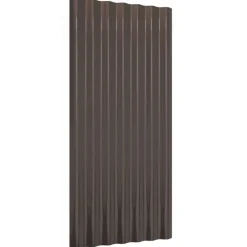 Matériaux De Construction-vidaXL Panneaux de toit 12 pcs Acier galvanisé 80x36 cm Marron