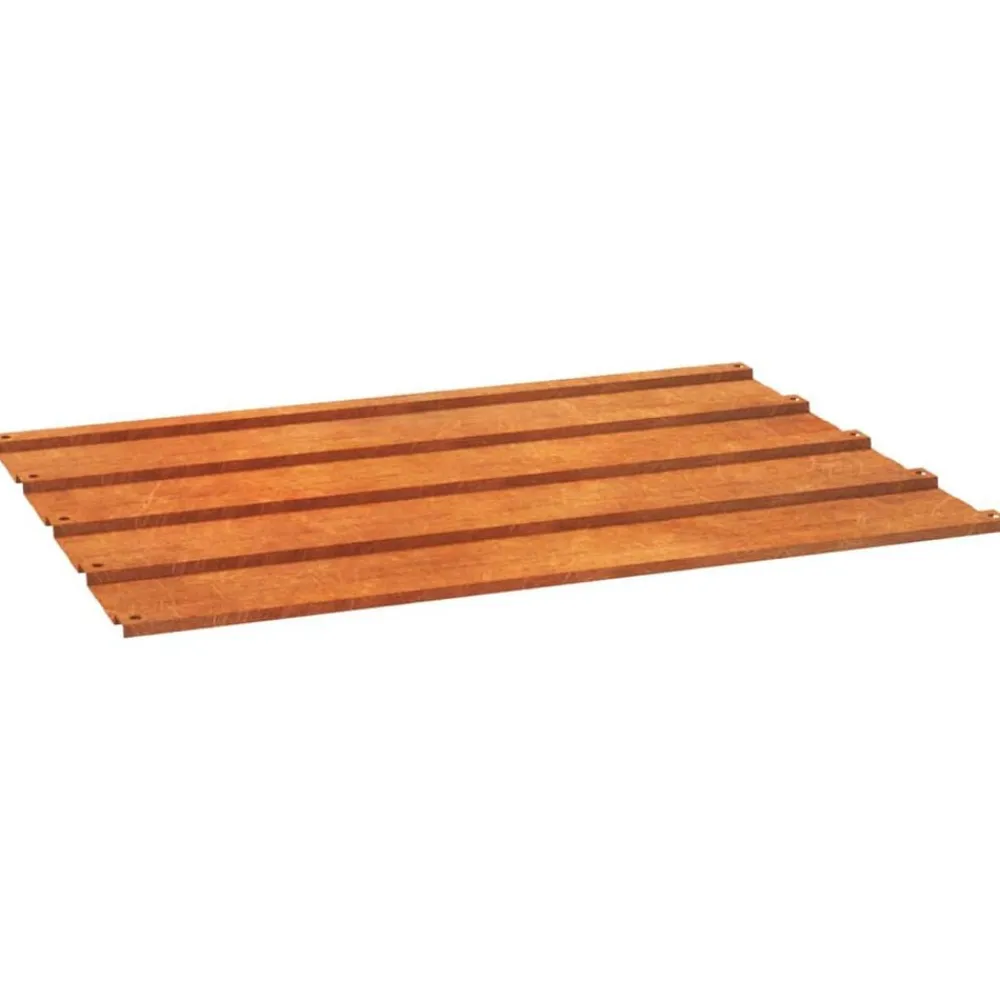 vidaXL Panneaux de toiture 12 pcs rouillé 60x44 cm Acier corten