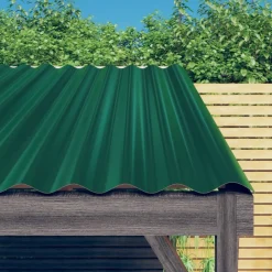 Matériaux De Construction-vidaXL Panneaux de toiture 12 pcs Acier galvanisé 60x36 cm Vert