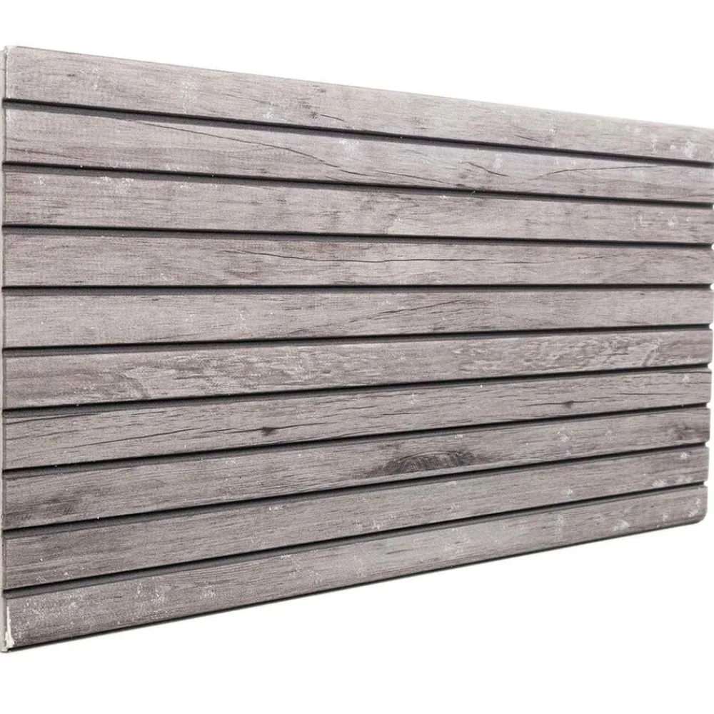 Matériaux De Construction-vidaXL Panneaux muraux 10 pcs 100 x 50 cm Mousse EPS Gris