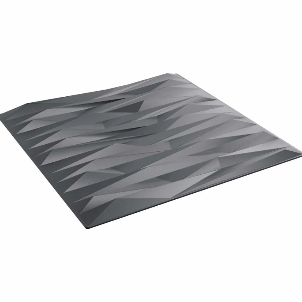 Matériaux De Construction-vidaXL Panneaux muraux 24 pcs 50 x 50 cm Mousse XPS Gris Pierre