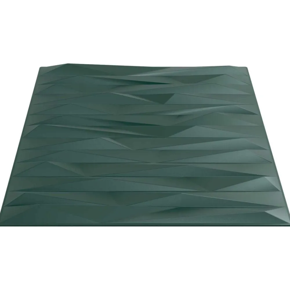 vidaXL Panneaux muraux 48 pcs Vert Pierre 50 x 50 cm Mousse XPS