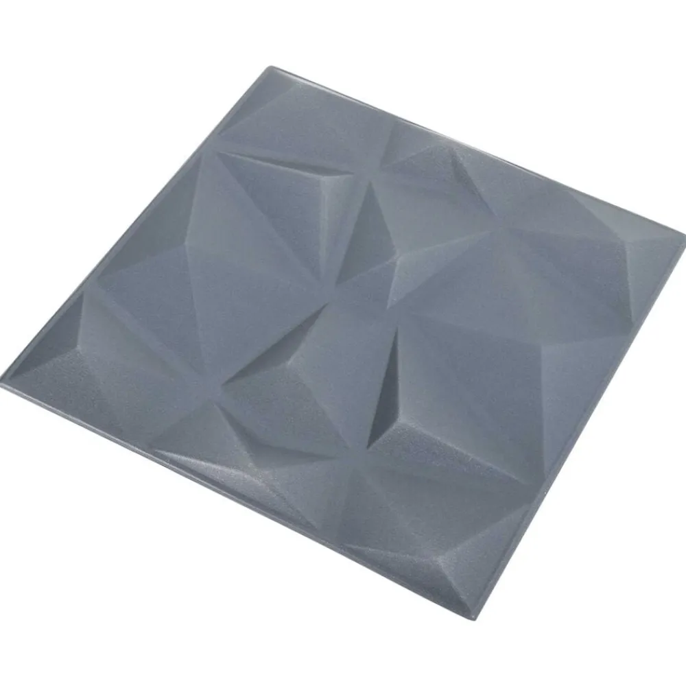 vidaXL Panneaux muraux 24 pcs 50 x 50 cm Mousse XPS