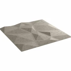 Matériaux De Construction-vidaXL Panneaux muraux 24 pcs 50 x 50 cm Mousse XPS Gris béton