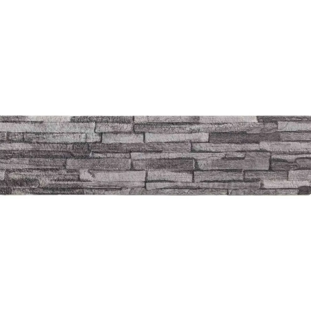 Matériaux De Construction-vidaXL Panneaux muraux 10 pcs 100 x 25 cm Mousse EPS Anthracite