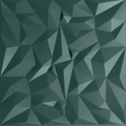vidaXL Panneaux muraux 24 pcs Vert Améthyste 50 x 50 cm Mousse XPS