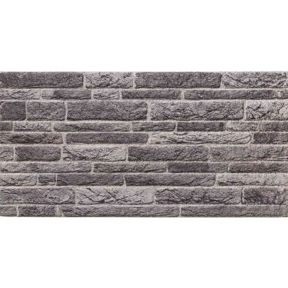Matériaux De Construction-vidaXL Panneaux muraux 10 pcs 100 x 50 cm Mousse EPS Anthracite