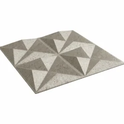 Matériaux De Construction-vidaXL Panneaux muraux 24 pcs 50 x 50 cm Mousse XPS Béton Origami