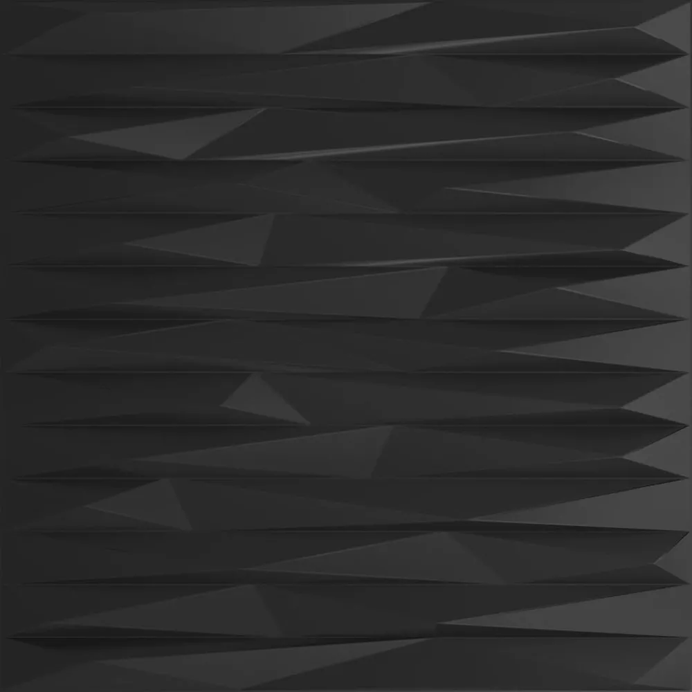 Matériaux De Construction-vidaXL Panneaux muraux 24 pcs 50 x 50 cm Mousse XPS Pierre noire