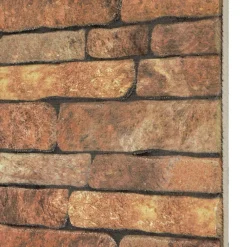 Matériaux De Construction-vidaXL Panneaux muraux 10 pcs 100 x 50 cm Mousse EPS Marron et blanc