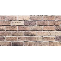Matériaux De Construction-vidaXL Panneaux muraux 10 pcs 100 x 50 cm Mousse EPS Marron et gris