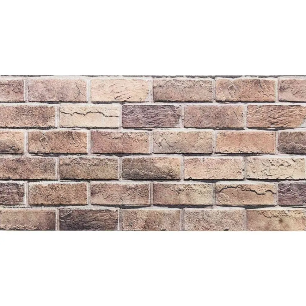Matériaux De Construction-vidaXL Panneaux muraux 10 pcs 100 x 50 cm Mousse EPS Marron et gris