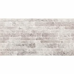 Matériaux De Construction-vidaXL Panneaux muraux 10 pcs 100 x 50 cm Gris clair et blanc