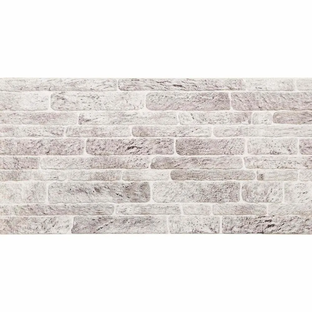 Matériaux De Construction-vidaXL Panneaux muraux 10 pcs 100 x 50 cm Gris clair et blanc