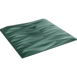 vidaXL Panneaux muraux 24 pcs Vert Pierre 50 x 50 cm Mousse XPS