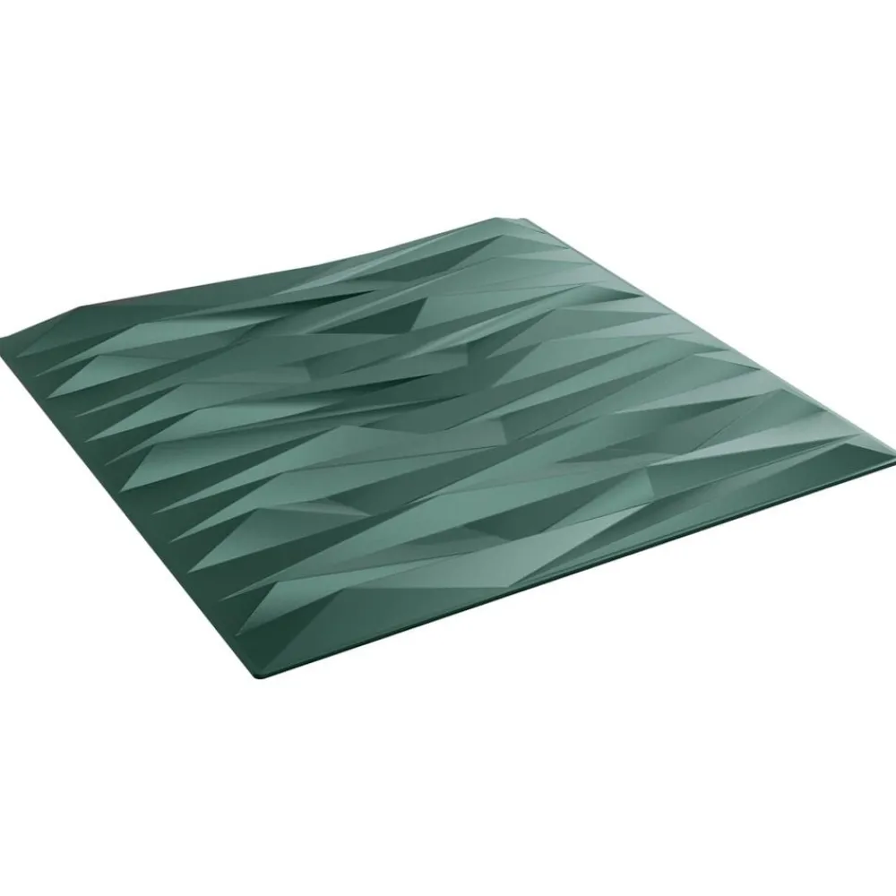 vidaXL Panneaux muraux 24 pcs Vert Pierre 50 x 50 cm Mousse XPS