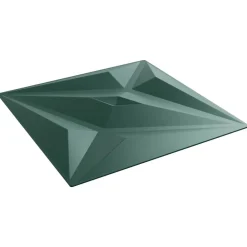 Matériaux De Construction-vidaXL Panneaux muraux Étoile 12 pcs Vert Étoile 50 x 50 cm Mousse XPS &Eacute;toile verte