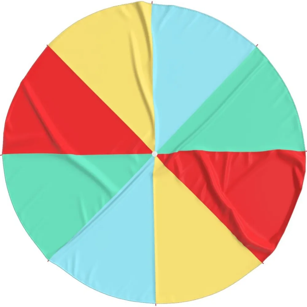 Jeux-vidaXL Parachute de jeu pour enfants Ø3,5 m tissu