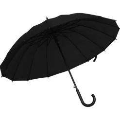 Parapluies-vidaXL Parapluie automatique Noir 105 cm
