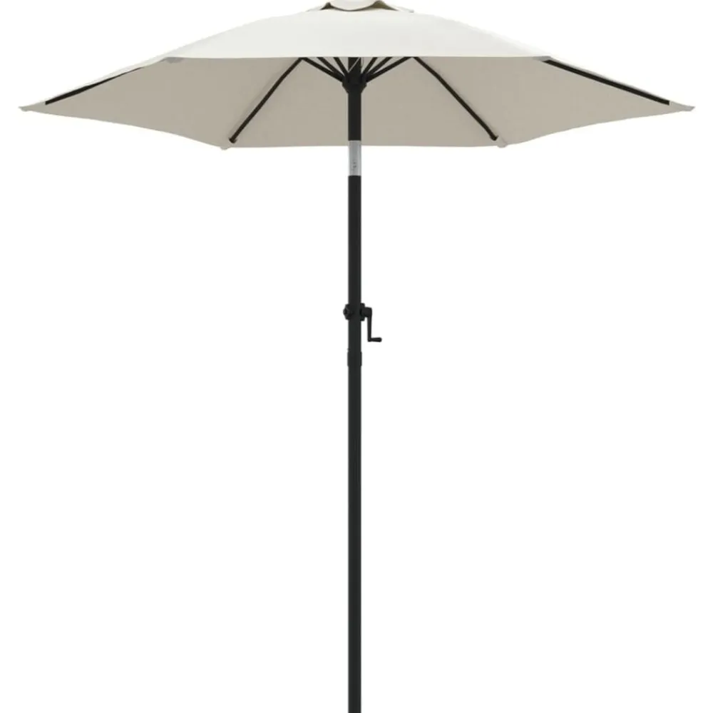 vidaXL Parasol 200x224 cm Aluminium