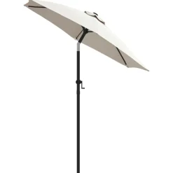 vidaXL Parasol 200x224 cm Aluminium