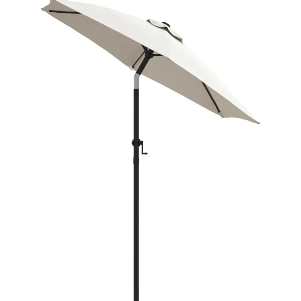 vidaXL Parasol 200x224 cm Aluminium