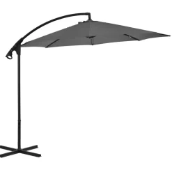 vidaXL Parasol de jardin en porte-à-feux avec mât en acier