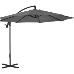 vidaXL Parasol de jardin en porte-à-feux avec mât en acier