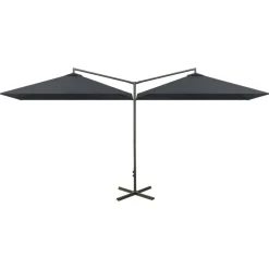 vidaXL Parasol de jardin double avec mât en acier 600x300cm