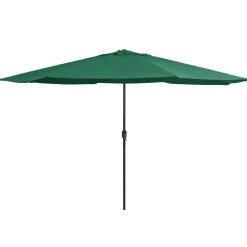 vidaXL Parasol de jardin avec mât en métal 390 cm