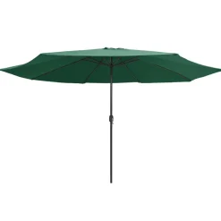 vidaXL Parasol de jardin avec mât en métal 390 cm