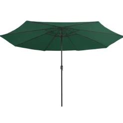 vidaXL Parasol de jardin avec mât en métal 390 cm